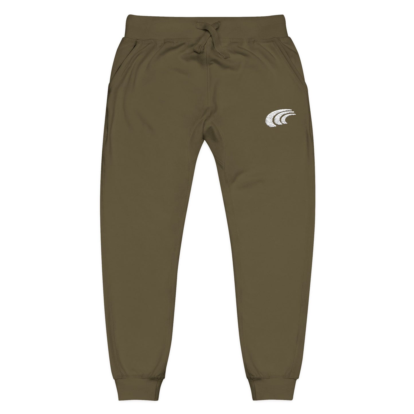 Embroidered Sustainable Fleece Sweatpants